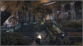 Tam również dojdzie do starcia, tym razem przeciwników nie będzie zbyt wielu - Akt IV - Rozdział 2 (2) | Opis przejścia Bulletstorm - Bulletstorm - poradnik do gry