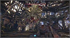 W drugiej fazie przeciwnik zawiśnie pod sufitem - Akt IV - Rozdział 2 (2) | Opis przejścia Bulletstorm - Bulletstorm - poradnik do gry