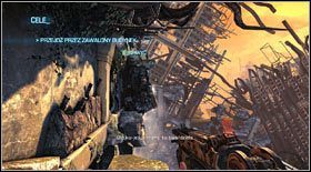 Na zewnątrz skręć w lewo i przejdź wąskim wypustem do metalowych elementów konstrukcji - Akt IV - Rozdział 3 (1) | Opis przejścia Bulletstorm - Bulletstorm - poradnik do gry