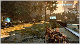 Gdy widna się zatrzyma opuść ją i skieruj się alejką w stronę schodów - Akt V - Rozdział 1 | Opis przejścia Bulletstorm - Bulletstorm - poradnik do gry