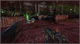 Inforobot #7: jeździ po restauracji z tarasem widokowym i charakterystycznym wodospadem - Inforoboty (1) | Sekrety Bulletstorm - Bulletstorm - poradnik do gry