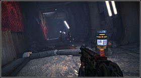 Inforobot #17: kolejny znajduje się na przejściu, w połowie rozdziału (trudny do ominięcia) - Inforoboty (2) | Sekrety Bulletstorm - Bulletstorm - poradnik do gry