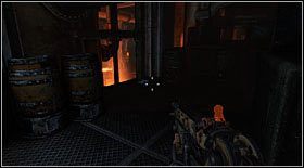 Butelka #15: znajdziesz ją na samym końcu kładki (piętro) pomieszczenia z charakterystycznymi płonącymi zbiornikami - Butelki (1) | Sekrety Bulletstorm - Bulletstorm - poradnik do gry