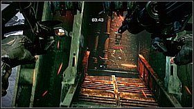 Czas uciekać z platformy - przedostań się przez okratowane przejście, uprzednio pozbywając się wroga z plecakiem odrzutowym - [Trofea] cz. 6 w Killzone 3 - Killzone 3 - poradnik do gry