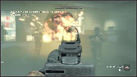 Po wejściu do środka podejdź do niebieskich drzwi i wyważ je [1] - Misja 4 - Mur (2) | Opis przejścia Homefront - Homefront - poradnik do gry