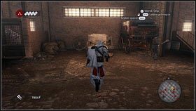 W tym momencie pobliscy strażnicy rozdzielą się [1] - Odzyskana sekwencja - Zaginięcie Leonarda (1) | DLC Assassins Creed Brotherhood - Assassins Creed: Brotherhood - poradnik do gry