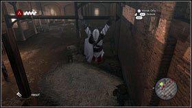 Po drewnianych deskach skacz cały czas na wschód - Odzyskana sekwencja - Zaginięcie Leonarda (1) | DLC Assassins Creed Brotherhood - Assassins Creed: Brotherhood - poradnik do gry