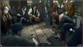 Gdy filmik dobiegnie końca, zostaniesz przeniesiony przed siedzibę gildii złodziei [1] - Odzyskana sekwencja - Zaginięcie Leonarda (1) | DLC Assassins Creed Brotherhood - Assassins Creed: Brotherhood - poradnik do gry