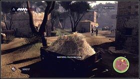 Po rozpoczęciu udaj się do zaznaczonego na mapie architekta [1] - Maszyny Leonarda (2) | Zadania poboczne Assassins Creed Brotherhood - Assassins Creed: Brotherhood - poradnik do gry
