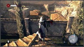 Po obejrzeniu cut-scenki, udaj się do zaznaczonego na mapie punktu - Maszyny Leonarda (1) | Zadania poboczne Assassins Creed Brotherhood - Assassins Creed: Brotherhood - poradnik do gry
