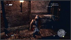 Skacząc dalej dojdziesz do następnej komnaty, gdzie rozpocznie się krótka cut-scenka [1] - Legowiska Romulusa (8) | Zadania poboczne Assassins Creed Brotherhood - Assassins Creed: Brotherhood - poradnik do gry