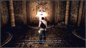 Dotrzesz po niej do kolejnego fragmentu rusztowanie [1], z którego będziesz mógł kontynuować skakanie - Sekwencja 9 - Upadek (2) | Opis przejścia Assassins Creed Brotherhood - Assassins Creed: Brotherhood - poradnik do gry