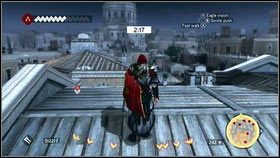 Dalej biegnij w prawo, aż dojdziesz do krawędzi muru - Sekwencja 8 - Borgia (2) | Opis przejścia Assassins Creed Brotherhood - Assassins Creed: Brotherhood - poradnik do gry