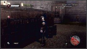 Po drugiej stronie zobaczysz Francuza, który zacznie uciekać z żoną Bartolomeo [1] - Sekwencja 6 - Baron De Valois (2) | Opis przejścia w AC Brotherhood - Assassins Creed: Brotherhood - poradnik do gry