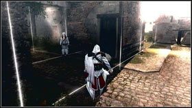 Po dotarciu na miejsce, porozmawiaj z kurtyzaną [1] - Sekwencja 4 - Kryjówka Złodziei (3) | Opis przejścia AC Brotherhood - Assassins Creed: Brotherhood - poradnik do gry