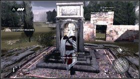 Będąc na świeżym powietrzu, idź za Machiavellim do pierwszego podziemnego przejścia [1] - Sekwencja 2 - Legowisko bestii (5) | Opis przejścia AC Brotherhood - Assassins Creed: Brotherhood - poradnik do gry