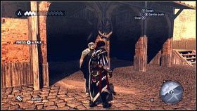 Ostatnie drobne zadanie czeka na ciebie tuż za bramą posiadłości [1] - Sekwencja 1 - Pokój (2) | Opis przejścia Assassins Creed Brotherhood - Assassins Creed: Brotherhood - poradnik do gry