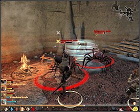 Po wygranej walce udaj się na południowy-wschód i zejdź po schodach na niższy poziom #1 - Nóż zielarski | Questy poboczne - Akt 2 | Solucja Dragon Age II - Dragon Age II - poradnik do gry