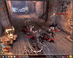 Na sam koniec skieruj się nocną porą do lokacji [Dolne Miasto - Pod Wisielcem] - Niewyraźne szczegóły | Questy poboczne - Akt 2 | Solucja Dragon Age II - Dragon Age II - poradnik do gry