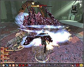 Jeżeli wybierzesz górną opcję dialogową, to uznasz, że to już koniec bitwy - Nowa ścieżka (2) | Questy towarzyszy - Akt 3 | Solucja Dragon Age II - Dragon Age II - poradnik do gry