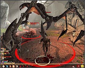 Dodatkowym utrudnieniem tego pojedynku będą pojawiające się w okolicy pająki - Lustrzane odbicie (2) | Questy towarzyszy - Akt 2 | Solucja Dragon Age II - Dragon Age II - poradnik do gry
