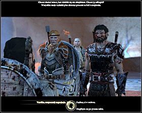 Po zakończonych walkach gra automatycznie wyświetli scenkę z rozmowy z Iwanem #1 - Złoto głupców (1) | Questy uzupełniające - Akt 2 | Solucja Dragon Age II - Dragon Age II - poradnik do gry