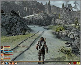 Po dotarciu na miejsce udaj się na południe i następnie skręć na wschód - Kościany Szyb | Questy uzupełniające - Akt 1 | Solucja Dragon Age II - Dragon Age II - poradnik do gry