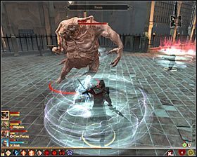 Atakuj Orsina w jego skocznej formie do momentu, w którym straci niemal cały pasek zdrowia #1 - Tego już za wiele (8) | Questy główne - Akt 3 | Solucja Dragon Age II - Dragon Age II - poradnik do gry