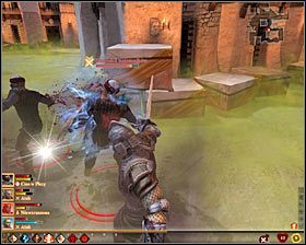 W okolicy zaczną się teraz pojawiać najemnicy i najemni łucznicy - Przysługa w kwestii prochu (2) | Questy główne - Akt 2 | Solucja Dragon Age II - Dragon Age II - poradnik do gry