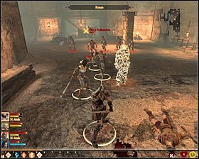 Do wyeliminowania będą w sumie dwie grupki zbirów - Zaganianie wilków (1) | Questy główne - Akt 1 | Solucja Dragon Age II - Dragon Age II - poradnik do gry