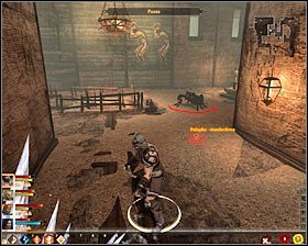 Ostrożnie zbliż się do nowych schodów, przy których rozstawiono kolejną pułapkę #1 - Zaganianie wilków (1) | Questy główne - Akt 1 | Solucja Dragon Age II - Dragon Age II - poradnik do gry