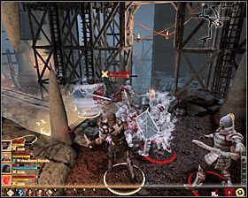 Jeżeli wybrałeś drugi lub trzeci wariant, to od razu po zakończeniu rozmowy dojdzie do walk - Syn marnotrawny (2) | Questy główne - Akt 1 | Solucja Dragon Age II - Dragon Age II - poradnik do gry