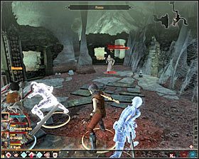 Po dotarciu na miejsce wykonaj kilka kroków, a spotkasz sir Mettina i sir Agathę (M100, 2) #1 - Niedobitki | Questy poboczne - Akt 3 | Solucja Dragon Age II - Dragon Age II - poradnik do gry