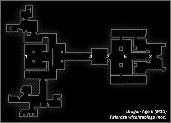 Legenda - M9; M10- Twierdza wicehrabiego (dzień i noc) | Mapy Dragon Age II - Dragon Age II - poradnik do gry