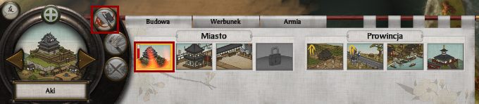 Po zajęciu prowincji należy przede wszystkim naprawić zniszczone struktury (jeśli wybraliśmy pokojową okupację, ale wybraliśmy auto rozstrzygnięcie lub uszkodziliśmy mury w trakcie szturmu, to do naprawy będzie tylko zamek - chyba, że coś zostało zniszczone wcześniej w wyniku działań agentów lub plą - Podbój prowincji w Total War SHOGUN 2 | Polityka i wojsko - Total War: SHOGUN 2 - poradnik do gry