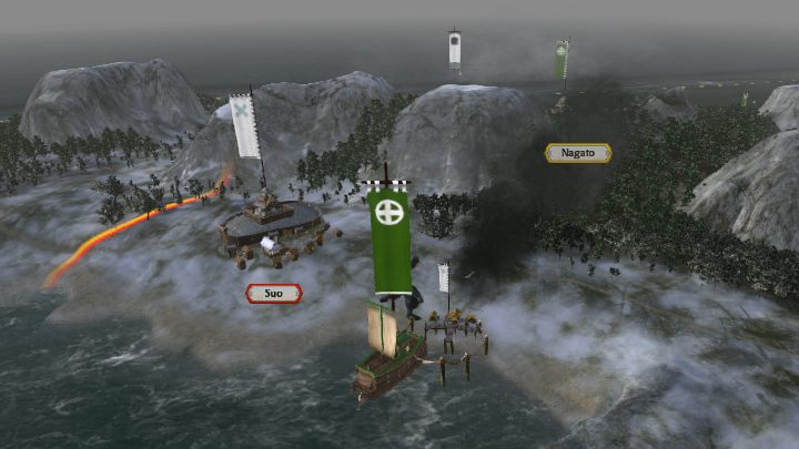 Porty mogą zostać zablokowane, przez co handel by budowa okrętów będzie niemożliwa. - Floty w Total War SHOGUN 2 | Polityka i wojsko - Total War: SHOGUN 2 - poradnik do gry