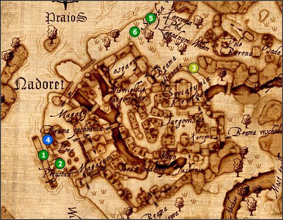 1 - M1; M2- Nadoret i Komora mytnicza Thurstein | Mapy - Drakensang: Phileassons Secret - poradnik do gry
