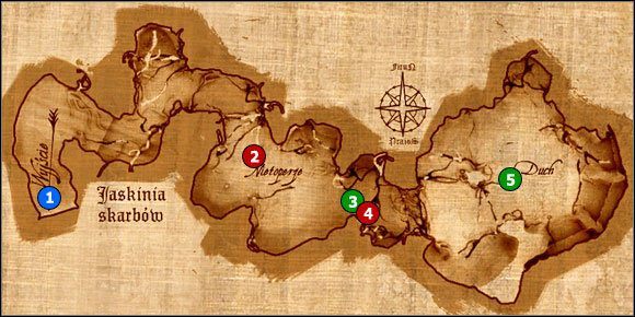 1 - M3; M4- Jaskinia skarbów i TieShianna | Mapy | Drakensang Phileassons Secret - Drakensang: Phileassons Secret - poradnik do gry