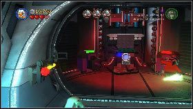 Zniszcz przeciwnika przy pomocy miecza świetlnego [1], a potem użyj mocy na wtyczce z prawej i wsadź ją do kontaktu z lewej [2] - Generał Grievous (1) | Tryb fabularny | LEGO Star Wars III The Clone Wars - LEGO Star Wars III: The Clone Wars - poradnik do gry