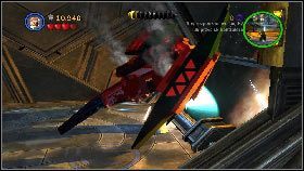 Po przejściu do sąsiedniego pomieszczenia rozpraw się z robotem [1] - Generał Grievous (4) | Tryb fabularny | LEGO Star Wars III The Clone Wars - LEGO Star Wars III: The Clone Wars - poradnik do gry