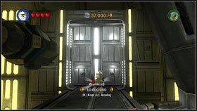 Gdy to zrobisz, na ziemi pojawi się pomarańczowy okrąg [1] - Statek Republiki (1) | Czerwone i złote klocki - LEGO Star Wars III: The Clone Wars - poradnik do gry