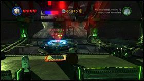Postacią używającą ciemnej strony mocy udaj się na mostek kapitański [M2 - Statek Separatystów | Czerwone i złote klocki - LEGO Star Wars III: The Clone Wars - poradnik do gry