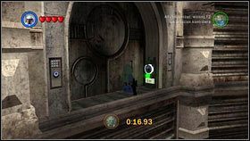 Wybierz postać latającego łowcy nagród i biegnij cały czas prosto, aż do oświetlonej komnaty [1] - Misje łowców nagród (2) | Etapy specjalne | LEGO Star Wars III The Clone Wars - LEGO Star Wars III: The Clone Wars - poradnik do gry