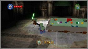 W pomieszczeniu po drugiej stronie pociągnij za pobliską dźwignię, a zapalisz światło [1] - Misje łowców nagród (2) | Etapy specjalne | LEGO Star Wars III The Clone Wars - LEGO Star Wars III: The Clone Wars - poradnik do gry