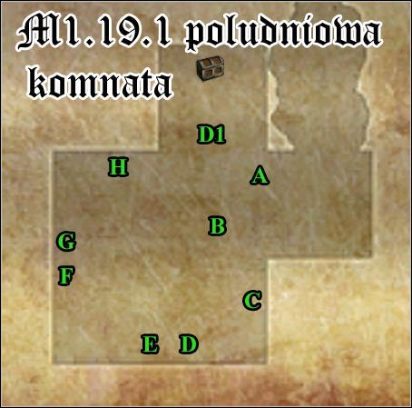 1 - M1.19.1; M1.19.2 - Południowa i północna komnata | Mapy - Divinity II: Flames of Vengeance - poradnik do gry