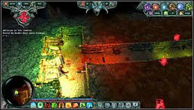 Kolejna komnata z grobowcami jest zlokalizowana na zachodzie planszy (mapa, punkt 3) - Misja 7 - Caves of Horror | Opis przejścia Dungeons - Dungeons - poradnik do gry