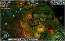 Schodzimy do południowych lochów w okolice zniszczonej starej świątyni - Misja 11 - Laughington on Milklake | Opis przejścia Dungeons - Dungeons - poradnik do gry