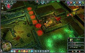 W tym momencie pojawia się spory problem - wejście do podziemnej Sali (mapa, punkt 3) jest zamknięte za pomocą specjalnej magicznej siły - Misja 12 - Volcano of Terror | Opis przejścia Dungeons - Dungeons - poradnik do gry