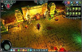 Po zebraniu 9001 duchowych punktów przekazujemy je Marthasowi, klikając nań PPM - Misja 12 - Volcano of Terror | Opis przejścia Dungeons - Dungeons - poradnik do gry