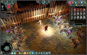 W tej misji naszym celem jest odbicie z rąk innowierców słynnego Ostrza Przeznaczenia (Blade of Destiny) a także otwarcie portalu (mapa, punkt 1) za pośrednictwem naszego paladyna, Marthasa - Misja 14 - Paradise Castle Upon Honeyville River | Opis przejścia Dungeons - Dungeons - poradnik do gry